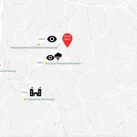 Lägenhet Graca's Charming Living Lisboa